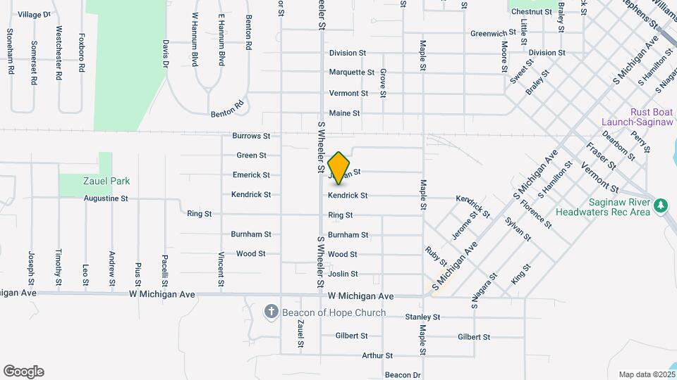 1918 Kendrick St Mapa y Detalles de la Ubicación