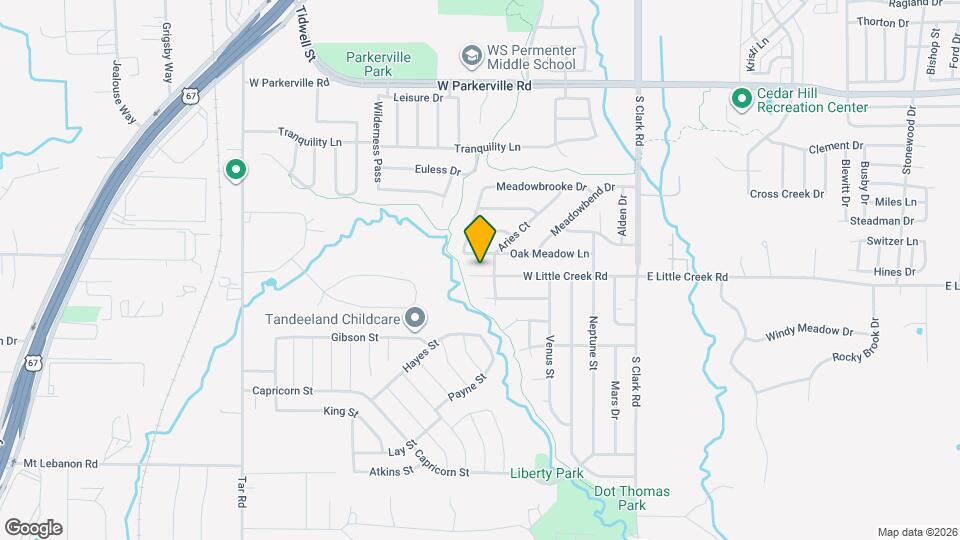 327 W Little Creek Rd Mapa y Detalles de la Ubicación