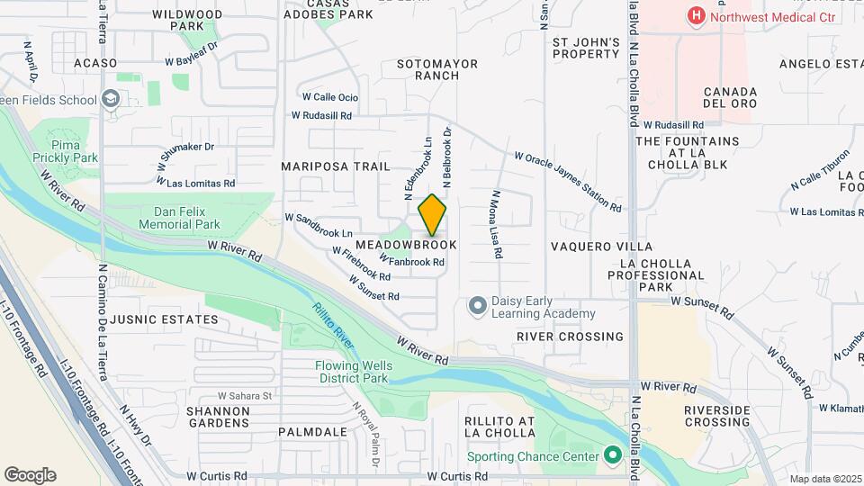 2540 W Falbrook Way Map and Location Details
