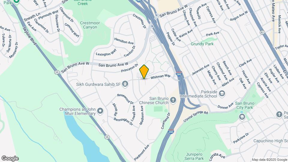 2221 Whitman Way Mapa y Detalles de la Ubicación