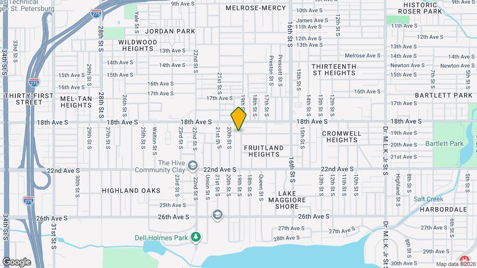 1847 19th St S Map and Location Details