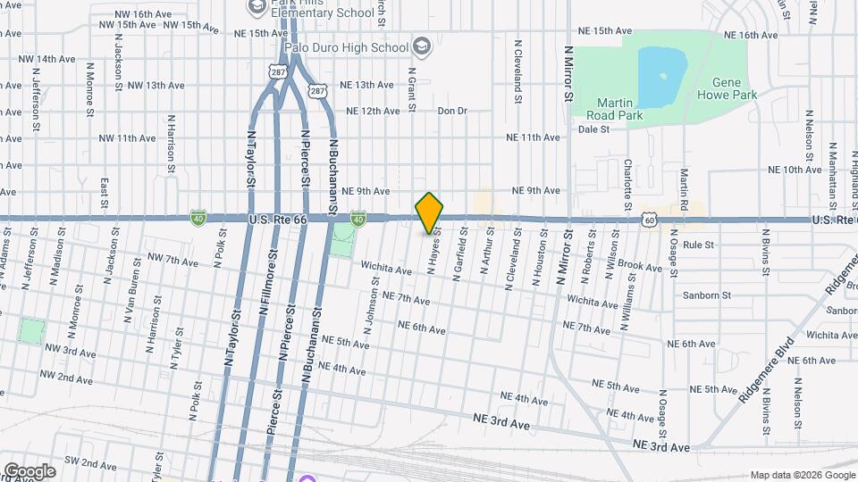 729 N Hayes St Mapa y Detalles de la Ubicación