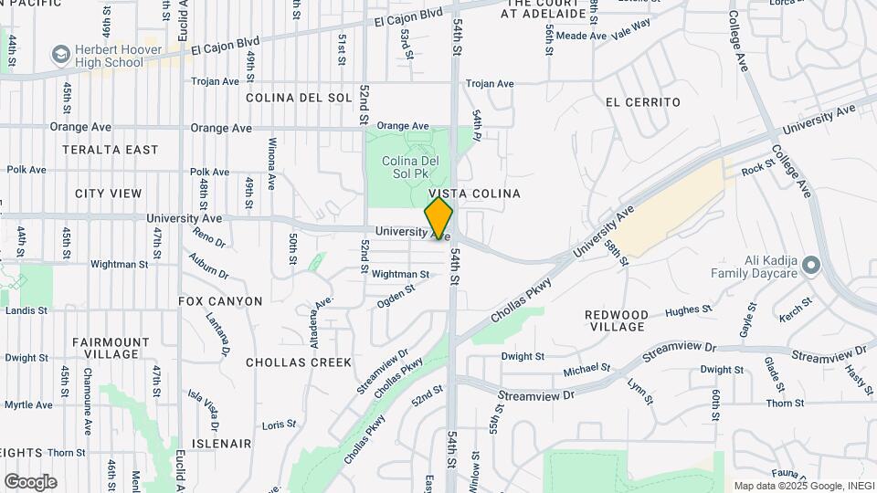 5350-5358 Rex Ave Mapa y Detalles de la Ubicación