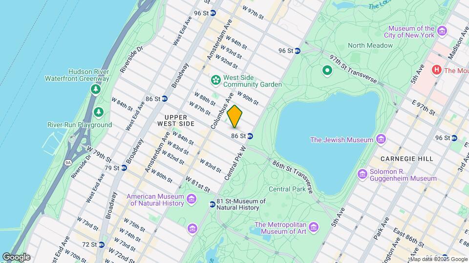 26 W 87th St Mapa y Detalles de la Ubicación