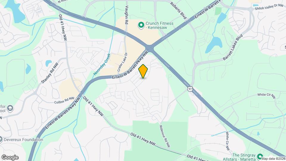 1733 Oak Brook Ln NW Map and Location Details