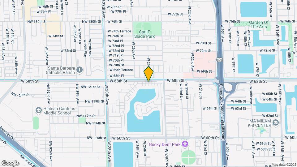 2675 W 66th St Map and Location Details