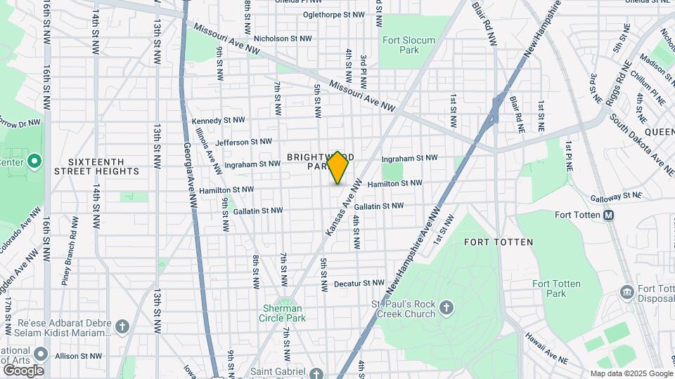 418 Hamilton St NW Map and Location Details