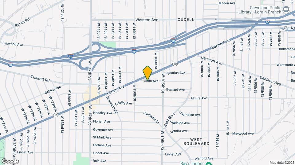 10801 Joan Ave Map and Location Details