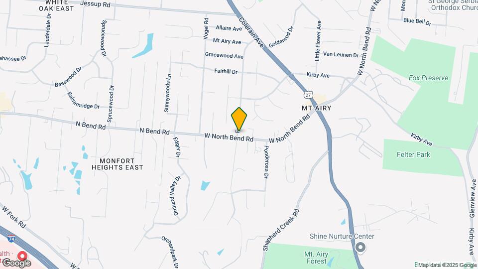 2774 W North Bend Rd Map and Location Details