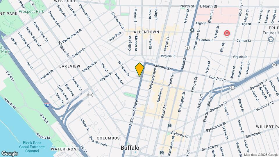 147 West Tupper Street Map and Location Details