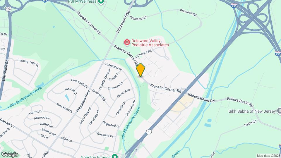 155 Franklin Corner Rd Map and Location Details