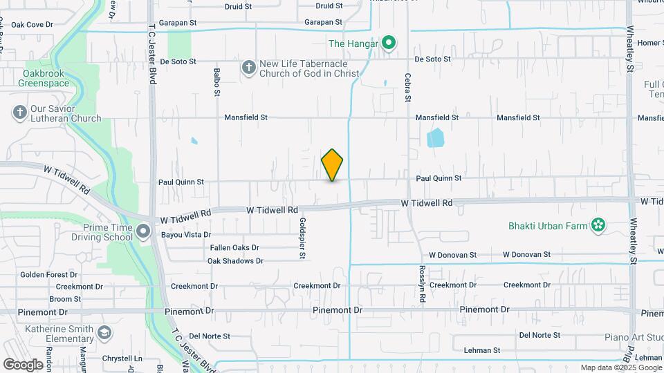 2519 Paul Quinn St Map and Location Details