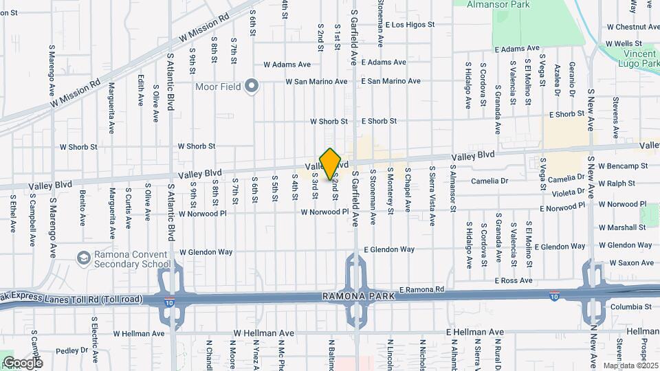 1429 S 2nd St Map and Location Details
