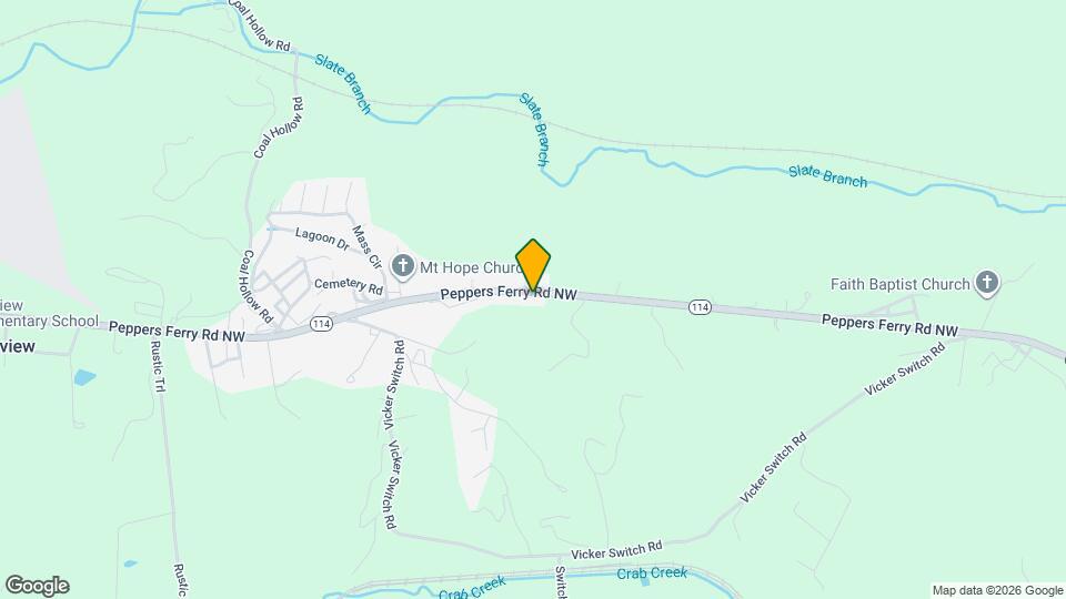 2599 Peppers Ferry Rd NW Map and Location Details