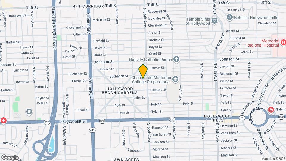 5613 Pierce St Map and Location Details
