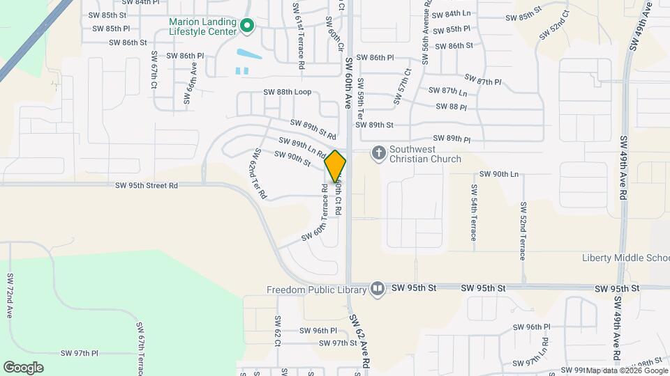 9152 SW 60th Ct Rd Map and Location Details
