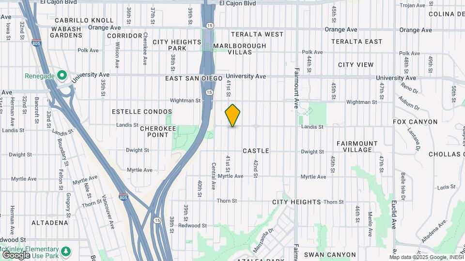 3677 41st St Mapa y Detalles de la Ubicación