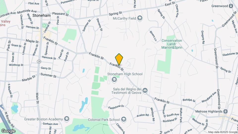 159 Franklin St, Unit #D3 Map and Location Details