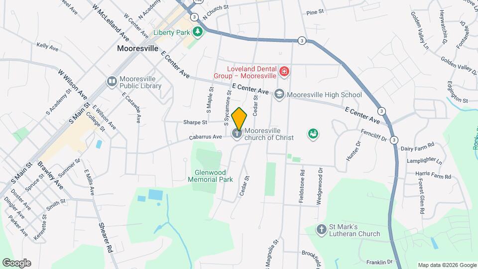 532 Cabarrus Ave Mapa y Detalles de la Ubicación