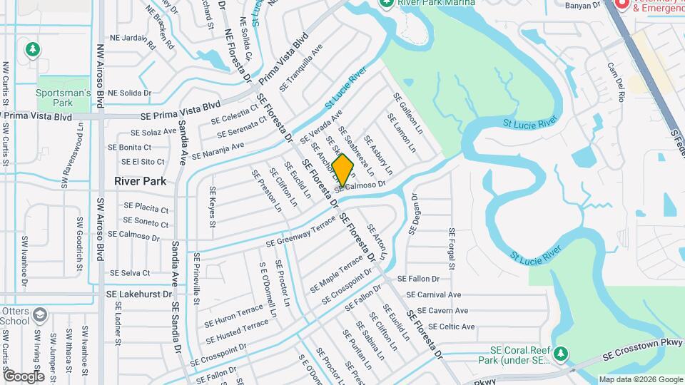 583 SE Calmoso Dr Map and Location Details