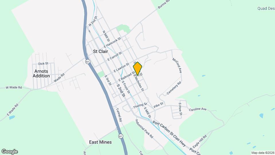 229 S Nicholas St Map and Location Details