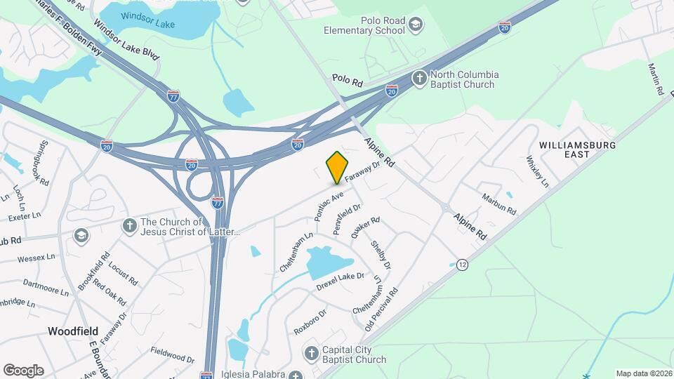 1924 Pontiac Ave Map and Location Details