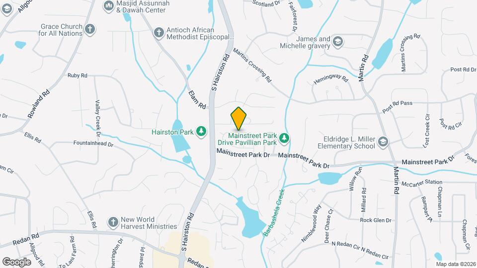 820 Arbor Hill Dr Mapa y Detalles de la Ubicación