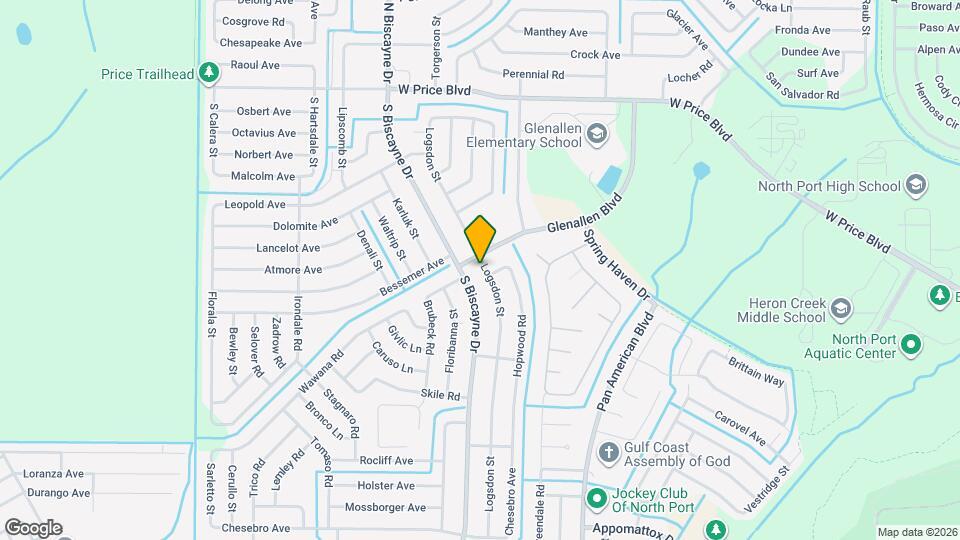 2051 Logsdon St Map and Location Details
