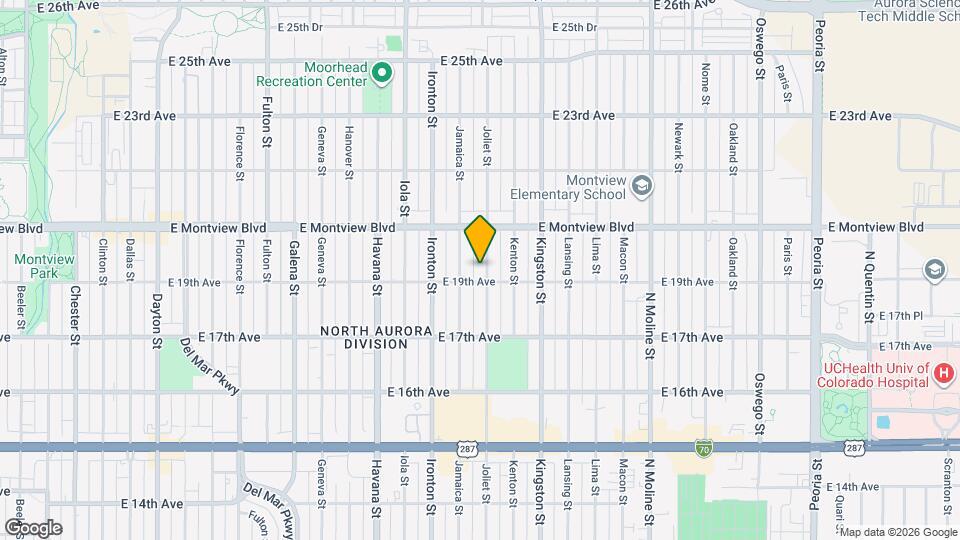 1917 Joliet St Mapa y Detalles de la Ubicación