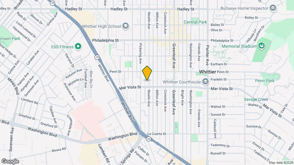 7341 Newlin Ave Mapa y Detalles de la Ubicación