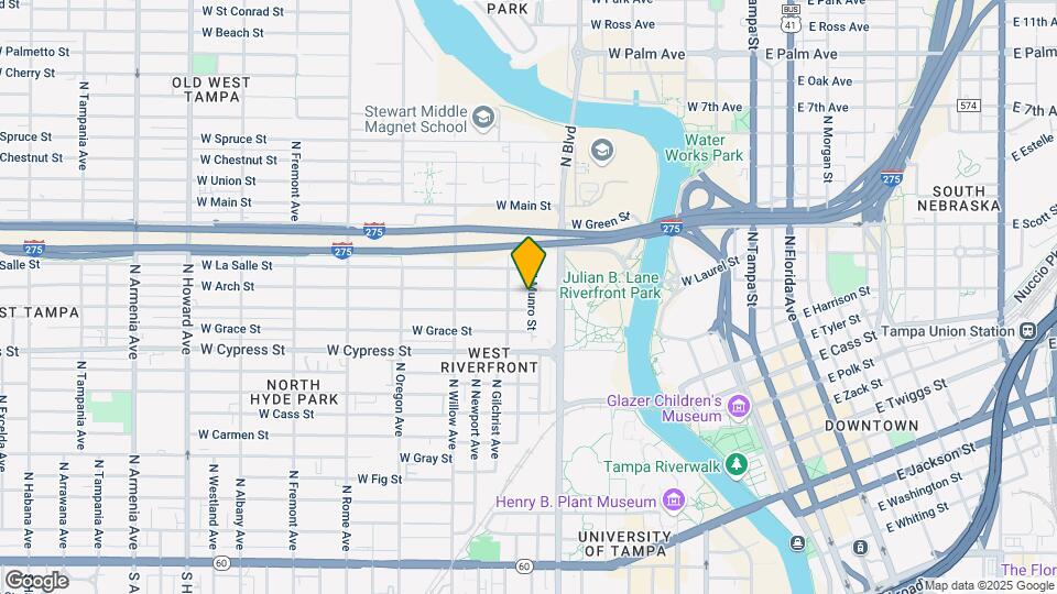 1002 W Arch St Map and Location Details