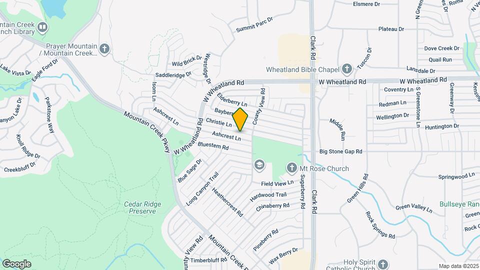 7309 Ashcrest Ln Map and Location Details