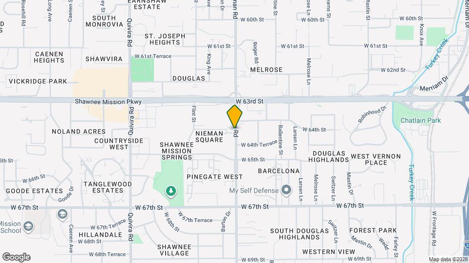 Nieman Square Apartments Map and Location Details
