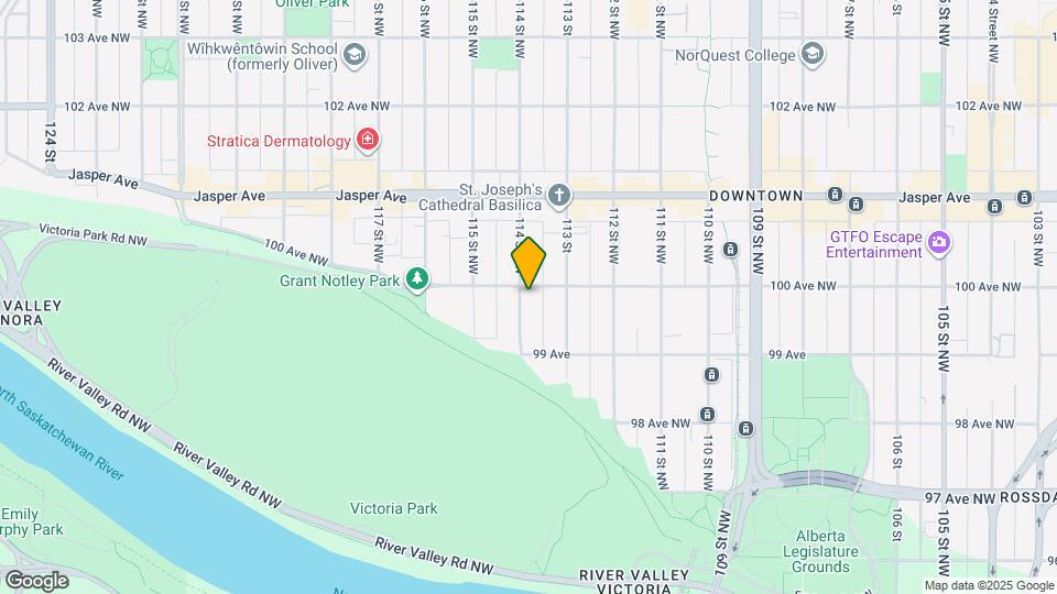 9955-9114 114 St NW Map and Location Details