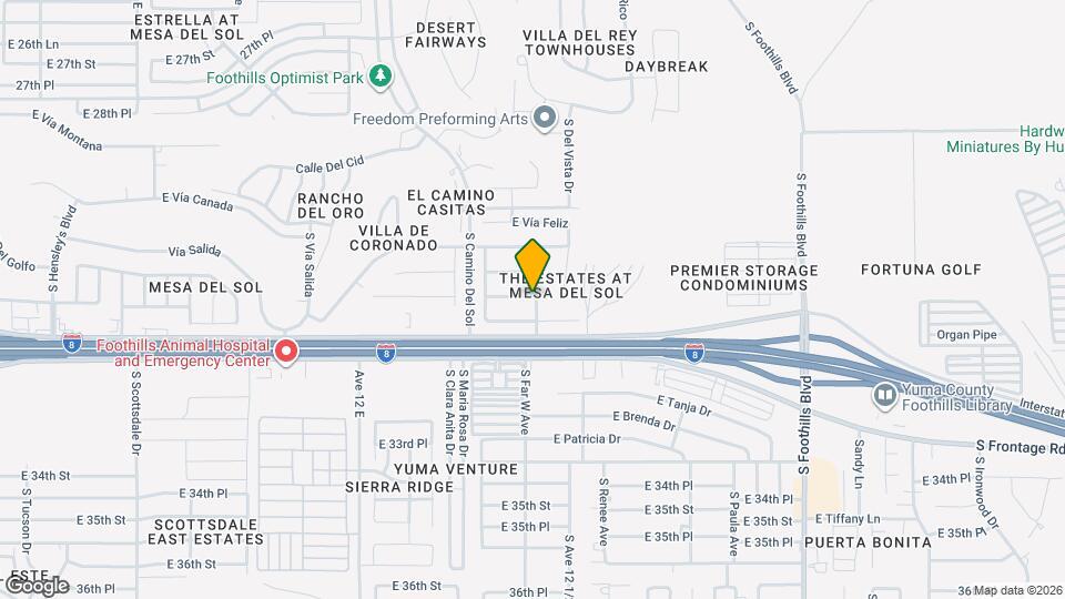 12405 E Del Verde Dr Map and Location Details