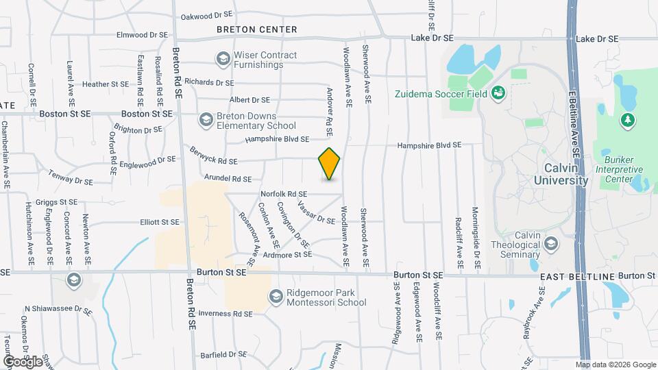 1746 Andover Ln SE Mapa y Detalles de la Ubicación