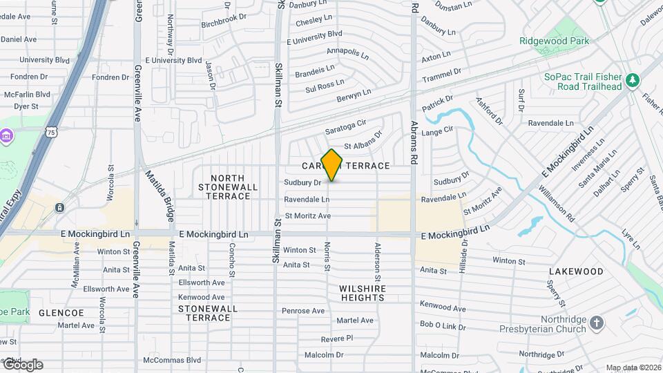 6202 Sudbury Dr Map and Location Details