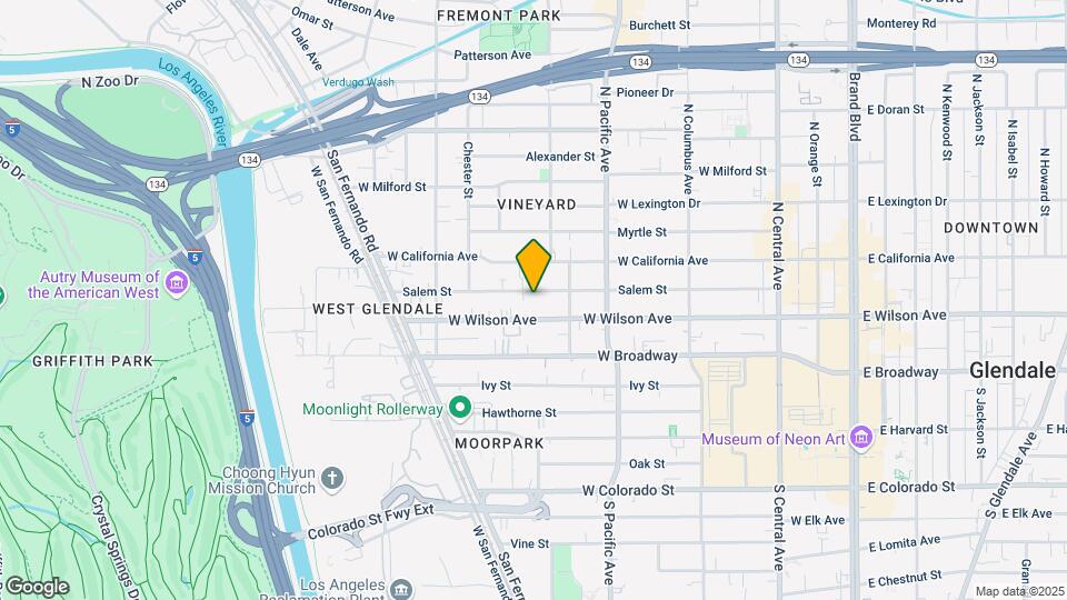 614 Salem St Map and Location Details