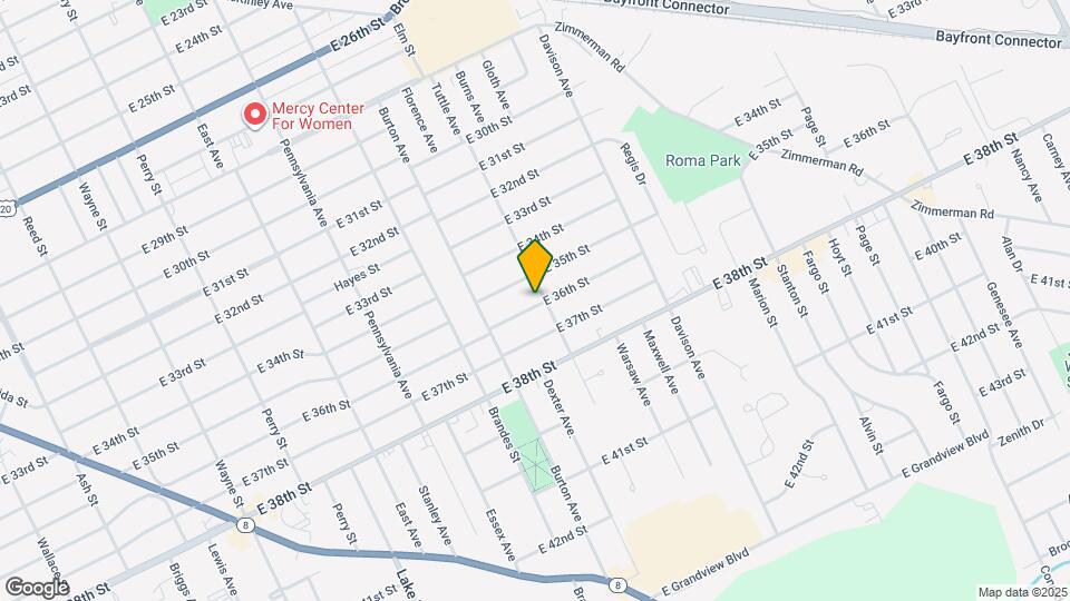 3524 Tuttle Ave Map and Location Details