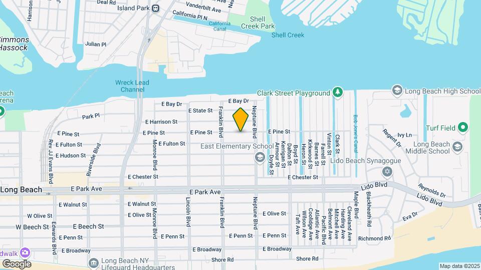 542 E Pine St Map and Location Details