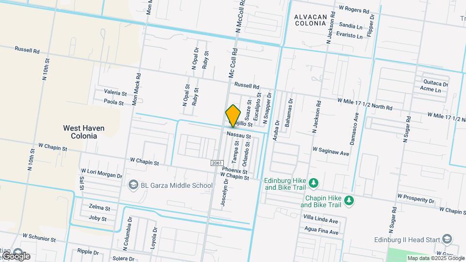 2811 Nassau St Map and Location Details