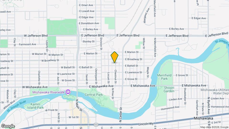 522 E Battell St Map and Location Details