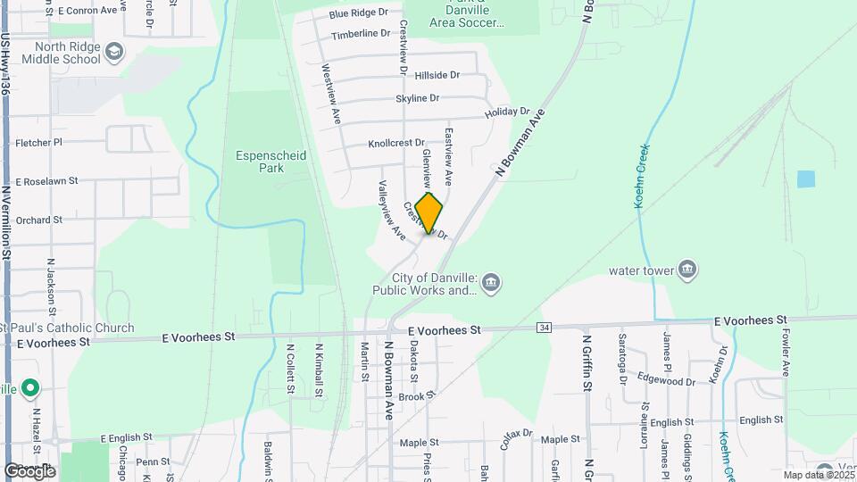 1503 Eastview Ave Map and Location Details