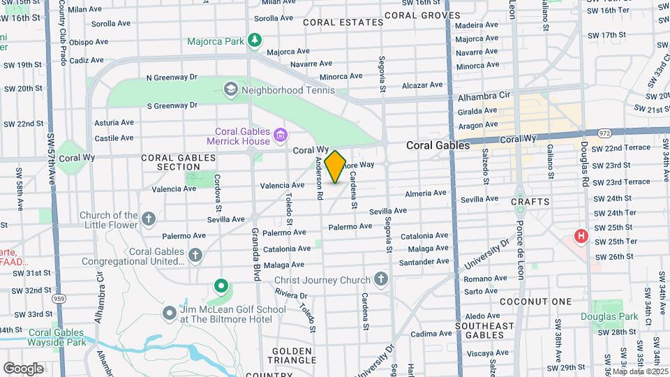 726 Valencia Ave Map and Location Details