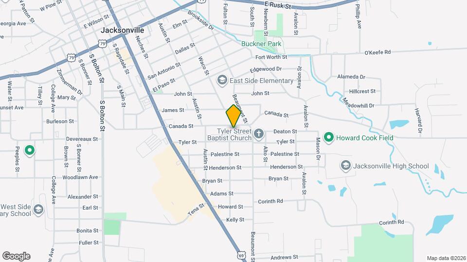 701 Canada St Map and Location Details