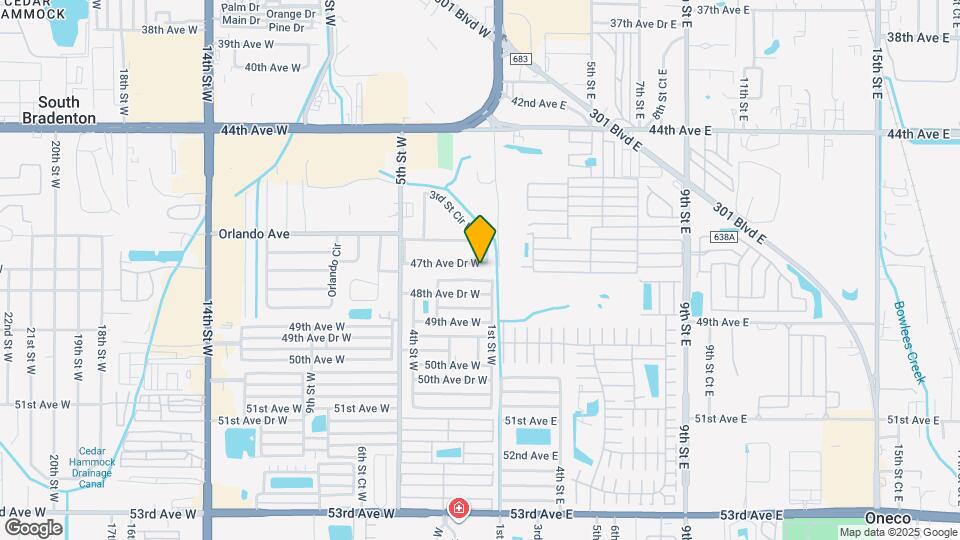 102 47th Ave Dr W Map and Location Details