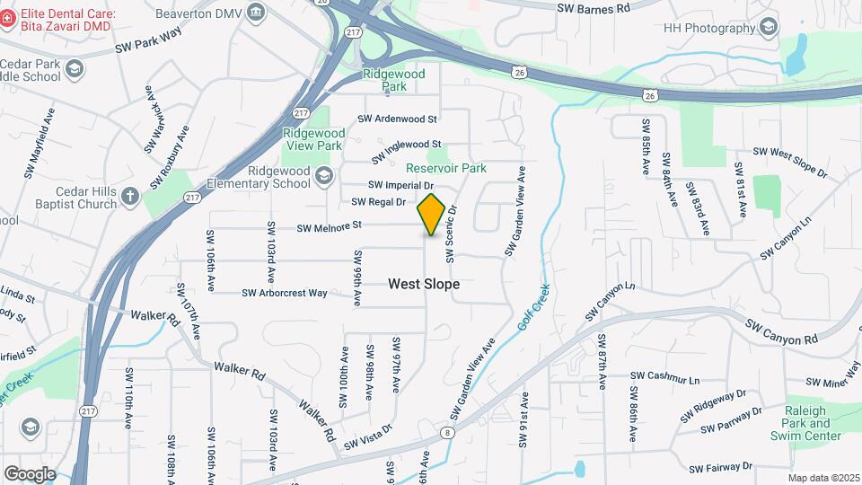 2640 SW Vista Dr Map and Location Details