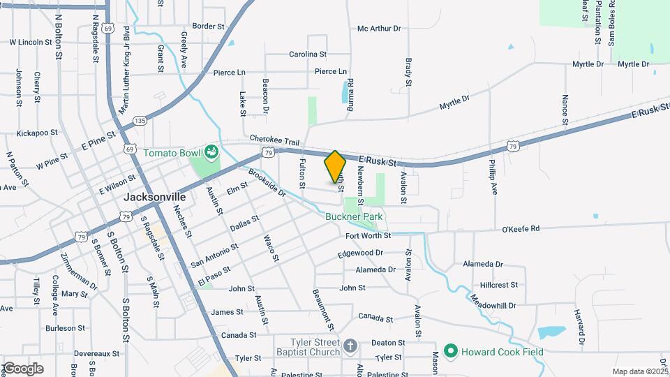 1034 San Saba St Map and Location Details