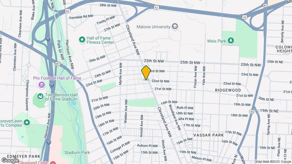 2201 Cleveland Ave NW Map and Location Details