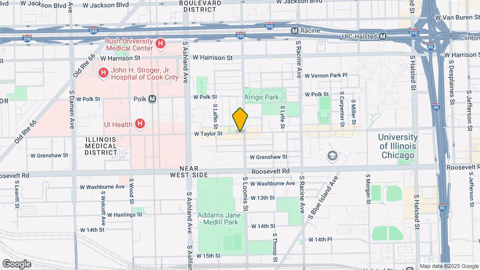1407 W Taylor St Mapa y Detalles de la Ubicación